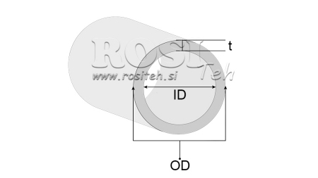 ХОНОВАНА ТРЪБА H9 ЗА ХИДРАВЛИЧЕН ЦИЛИНДЪР 120/135 - 7,5mm (1000mm)