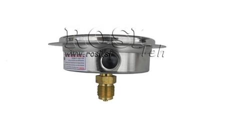 ΜΑΝΟΜΕΤΡΟ DN100 ΠΙΣΩ 0 - 600 BAR - 1/2