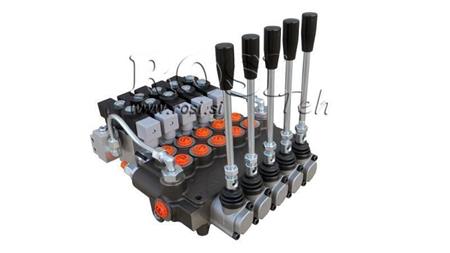 ZAWÓR HYDRAULICZNY 5xP80 - EO 12V