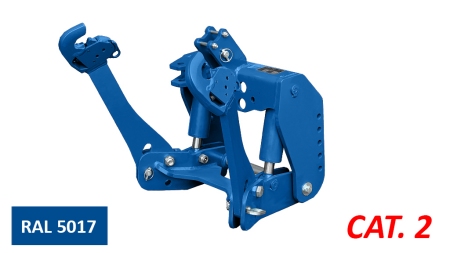 ПРЕДНА ХИДРАВЛИКА УНИВЕРСАЛЕН КОМПЛЕКТ 2КАТ ЗА ТРАКТОР 1500КГ - СИНЬО (RAL 5017)