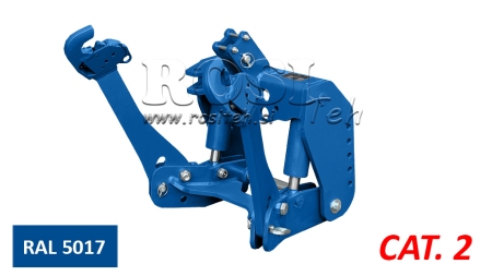 ПРЕДНА ХИДРАВЛИКА УНИВЕРСАЛЕН КОМПЛЕКТ 2КАТ ЗА ТРАКТОР 1500КГ - СИНЬО (RAL 5017)