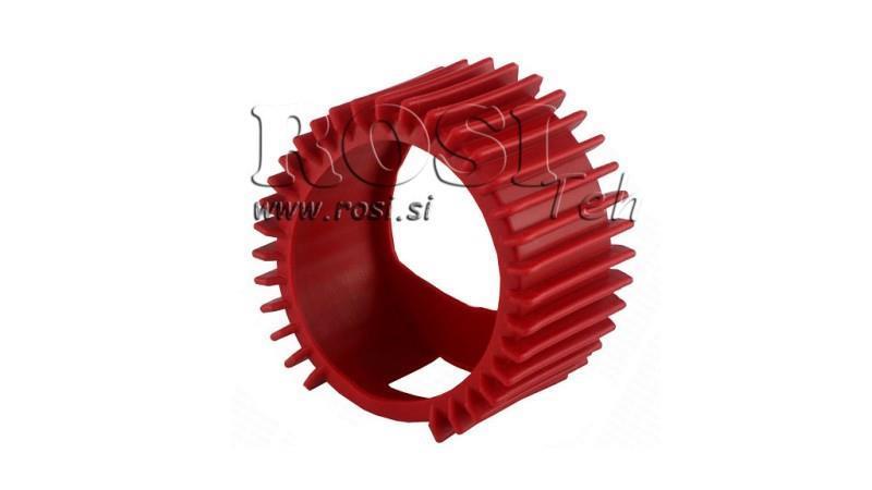 Ochronna guma dla manometru DN63 - czerwona