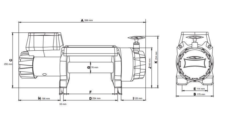WCIĄGARKA ELEKTRYCZNA 12 V DWH 15000 HD - 6803 kg