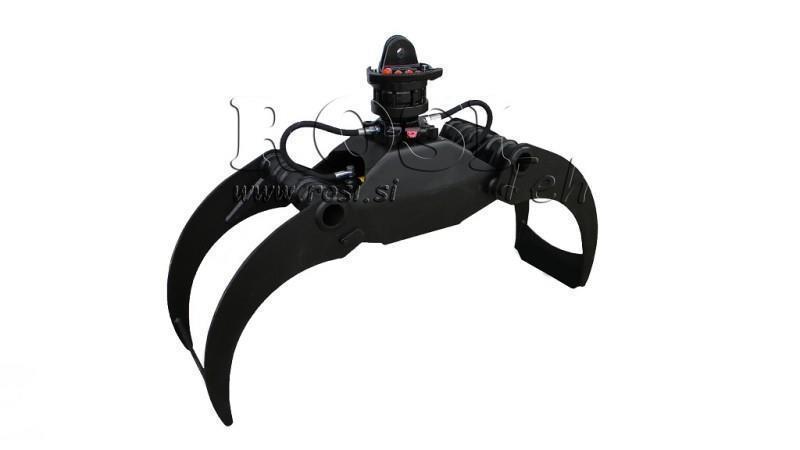 CLAU FORESTIER LG1500 kg - 1320 mm ROTATOR 4500/2500 KG CU FLANȘĂ