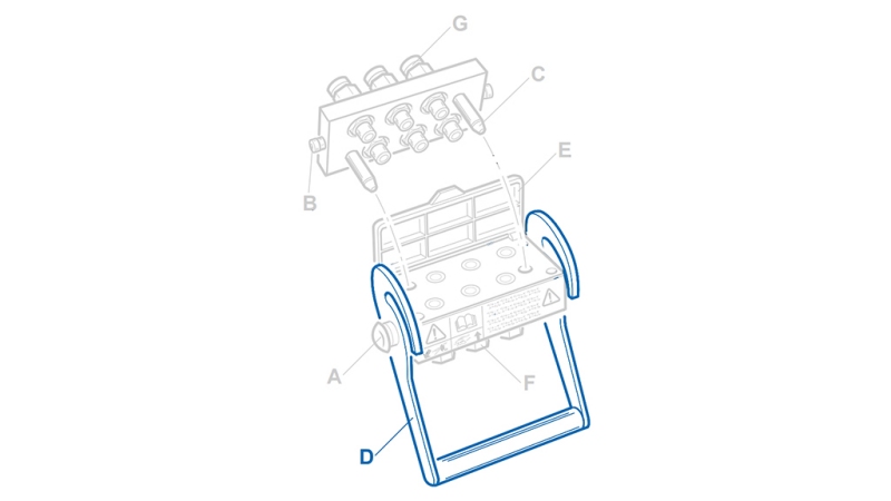 PÁKA PRE MULTI-FASTER 4,6CESTNÝ PEVNÁ ČASŤ