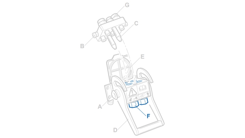 RÝCHLOUPÍNACIA SPOJKA ŽENSKÁ PRE MULTI-FASTER 3/4 PEVNÁ ČASŤ