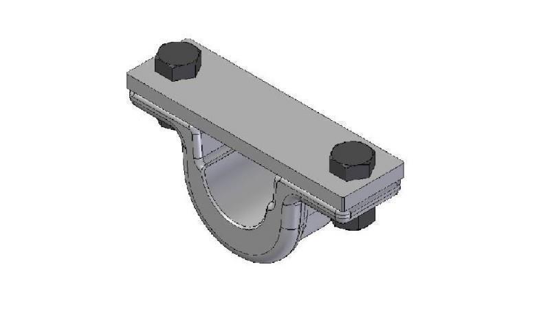 SUPORT PENTRU CILINDRU TELESCOPIC FI40-A