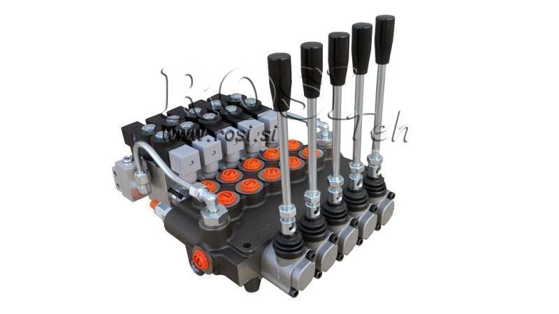 ZAWÓR HYDRAULICZNY 5xP80 - EO 12V