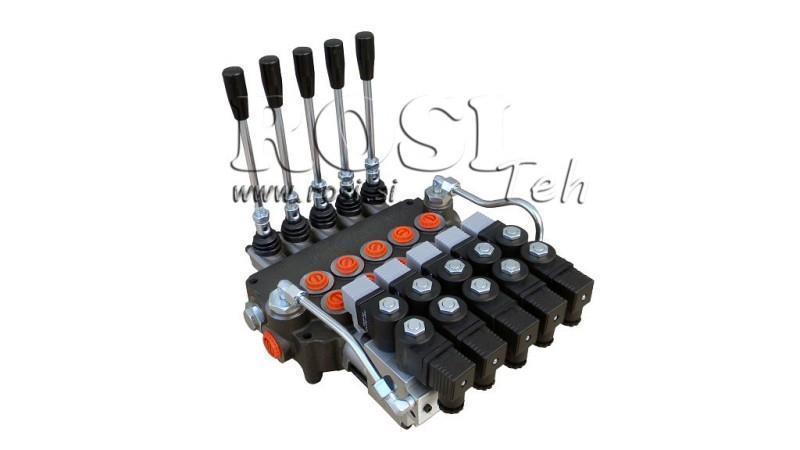 ZAWÓR HYDRAULICZNY 5xP80 - EO 12V