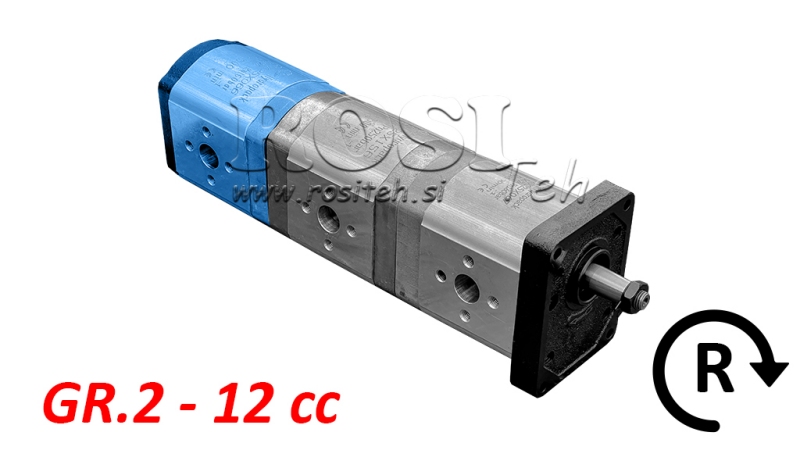 POMPĂ HIDRAULICĂ 20C12X066 SPATE GR.2 12 CC DREAPTA