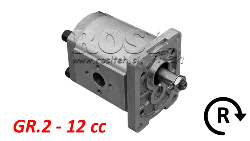 POMPĂ HIDRAULICĂ GR.2 12 CC DREAPTA - FLANGE