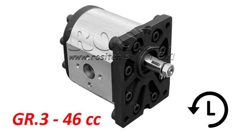 HYDRAULICKÉ ČERPADLO GR.3 46 CC LEVÉ - PŘÍROBNICE