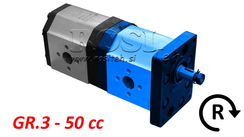 POMPĂ HIDRAULICĂ 30C50X241 FRONTALĂ GR.3 50 CC DREAPTA