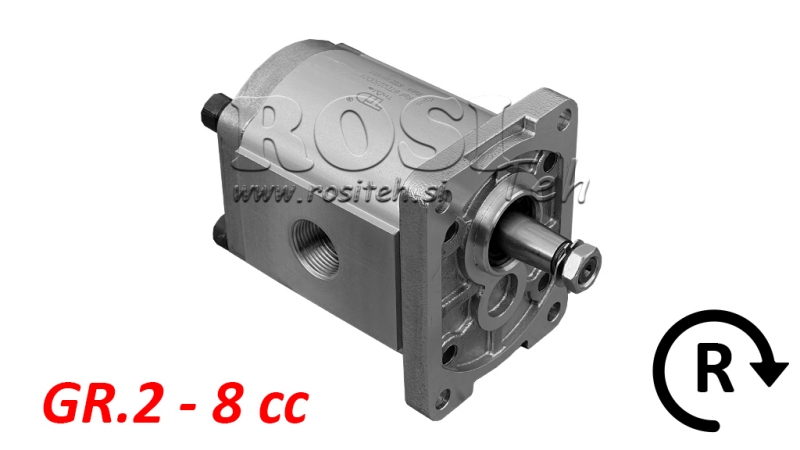 HYDRAULICKÉ PUMPA GR.2 8 CC PRAVÝ - ZÁVIT