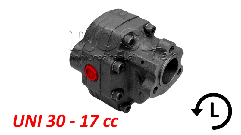 ХИДРАВЛИЧНА ЧУГУНЕНА ПОМПА UNI30-17CC-230 BAR ЛЯВА