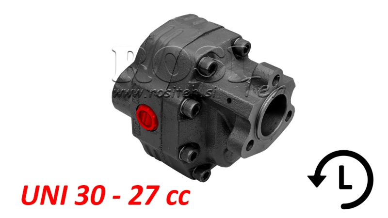 ХИДРАВЛИЧНА ЧУГУНЕНА ПОМПА UNI30-27CC-230 BAR ЛЯВА