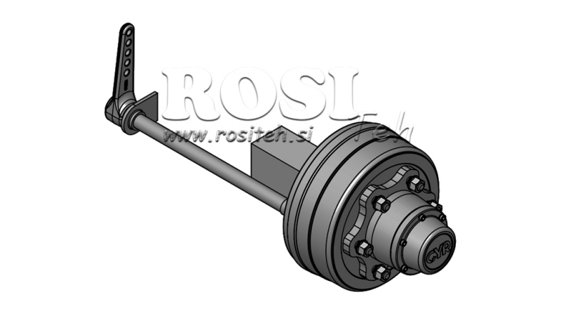 OSIE CU FRÂNE 5.250 kg l.290 mm