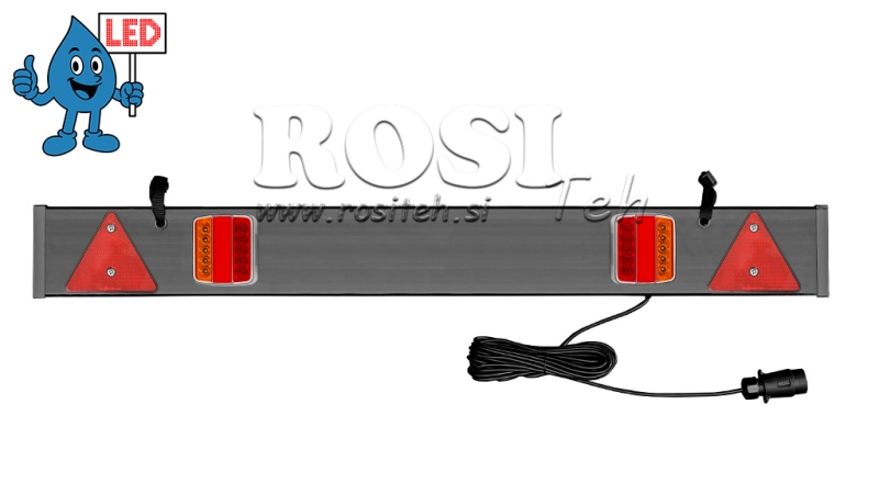 KOMPLETT LED-LYSSETT FOR TILHENGERE 12/24V