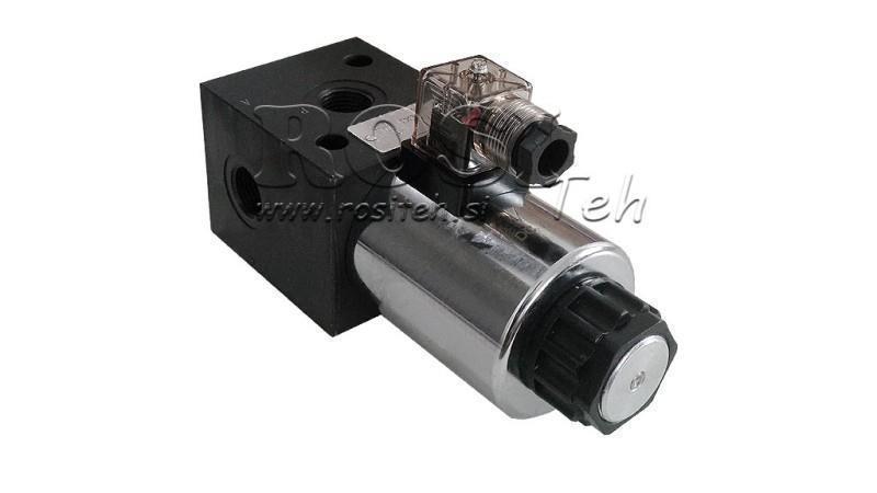 VENTIL 3 WAY 1/2 12V - 80lit