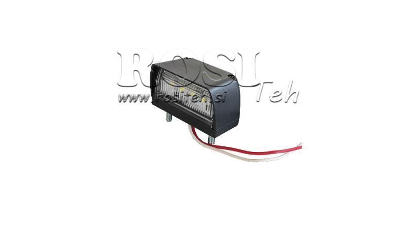 LAMPĂ PENTRU PLACĂ DE ÎNREGISTRARE 12/24V - LED
