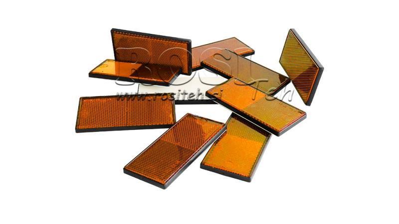 SECTIUNE RECTANGULARĂ ORANJ 105x48 (10buc)