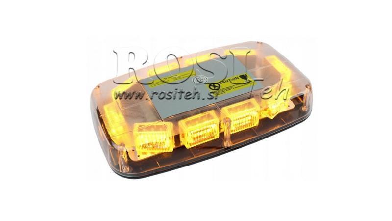 LED МАГНИТЕН СТРОБ ЛАМПА С ВРТЯЩА СВЕТЛИНА 20 LED 50W 12V-24V