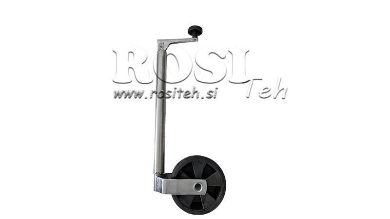 PICIOR DE SUPORT CU ROATA PENTRU REMORCI 35mm 75 kg