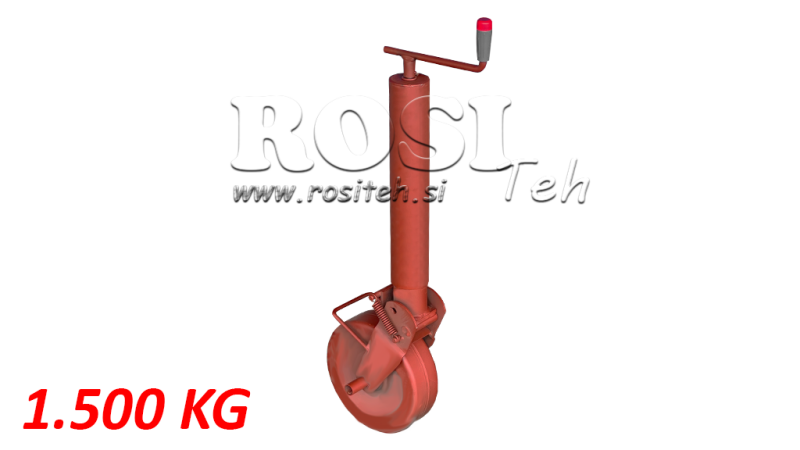ΣΤΗΡΙΓΜΑ ΣΠΕΙΡΩΜΑΤΟΕΙΔΕΣ ΠΟΔΙ 300MM - 1500KG ΜΕ ΤΡΟΧΟ ΣΤΗΡΙΞΗΣ