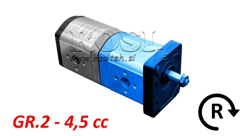 HYDRAULICKÉ ČERPADLO 20C4.5X067 PŘEDNÍ GR.2 4.5 CC PRAVÉ