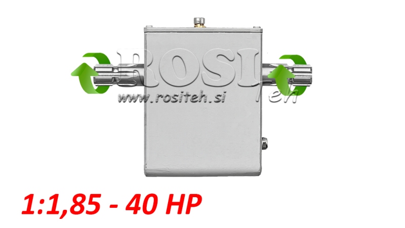 СКОРОСТНА КУТИЯ ЗА ТРАКТОР - 1:1.85 (40HP-30KW) МЪЖКИ-МЪЖКИ