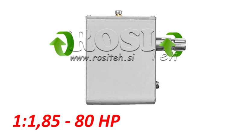 TRAKTOR GIRKASSE - 1:1.85 (80HP-60KW) HUNN-HANN