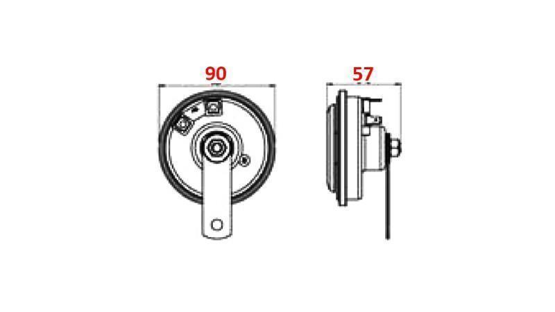 SIRENI TYYPPI 1 - HORN 12V