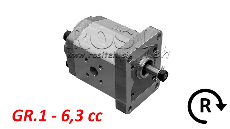 HYDRAULICKÉ ČERPADLO GR.1 6.3 CC PRAVÉ - FLANGE
