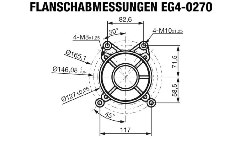 motor pe benzină EG4-270cc-6.56kW-8.92CP-3,600 RPM-H-KW25x88.2-începere manuală