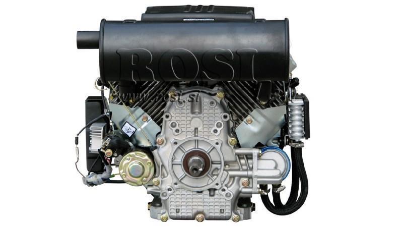 бензинов двигател 614cc-14.9kW-3,600 RPM-E-KW25.4x72-електрически старт