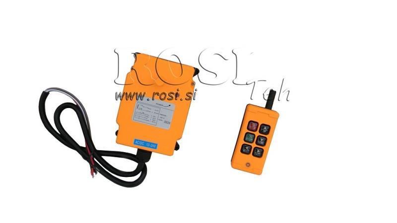 CONTROLER RADIO 4CH - 12/24V