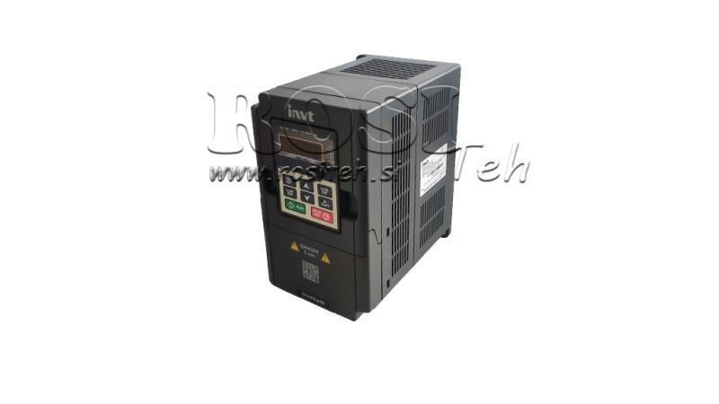 FREKVENČNÍ MĚNIČ-INVERTOR 1Fáze 1.5kW GD10-1R5G-S2-B