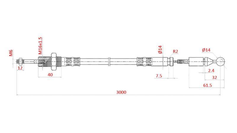 PLETENEC L=3000 - koule