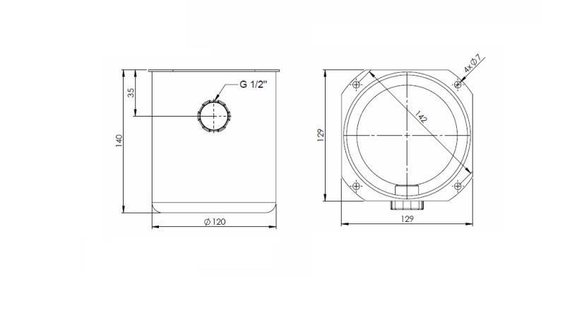 REZERVOR METALIC ROLL PP 1 LITRU-dimensiuni