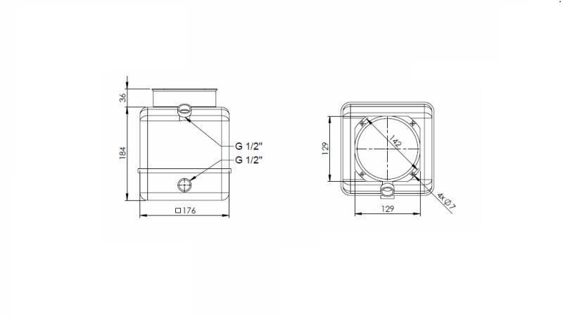 REZERVOR PVC RULAT PP 4 LITRI ORIZONTAL-VERTICAL-dimensiuni