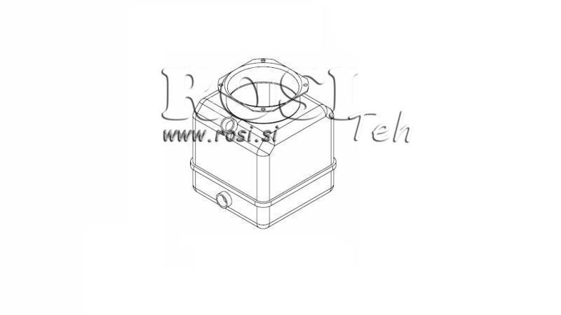 REZERVOR PVC RUL PP 6 LITRI ORIZONTAL-VERTICAL