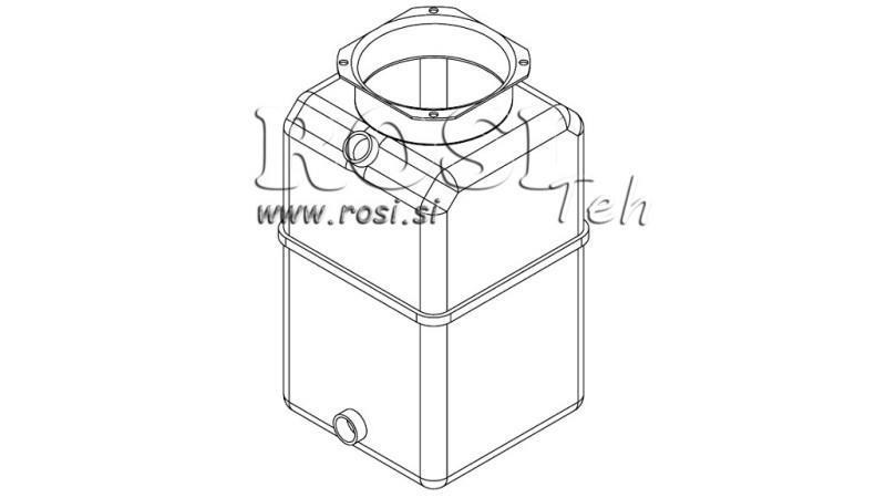 REZERVOR PVC RUL PP 8 LITRI ORIZONTAL-VERTICAL