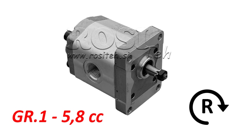 POMPĂ HIDRAULICĂ GR.1 5.8 CC DREAPTA - FILET