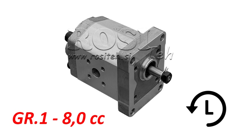 POMPĂ HIDRAULICĂ GR.1 8.0 CC STÂNGA - FLANGE