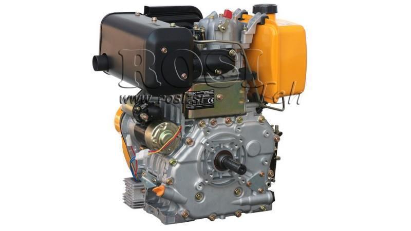 дизелов двигател 474cc-8.0kW-3,600 RPM-E-KW25x88-електрически старт