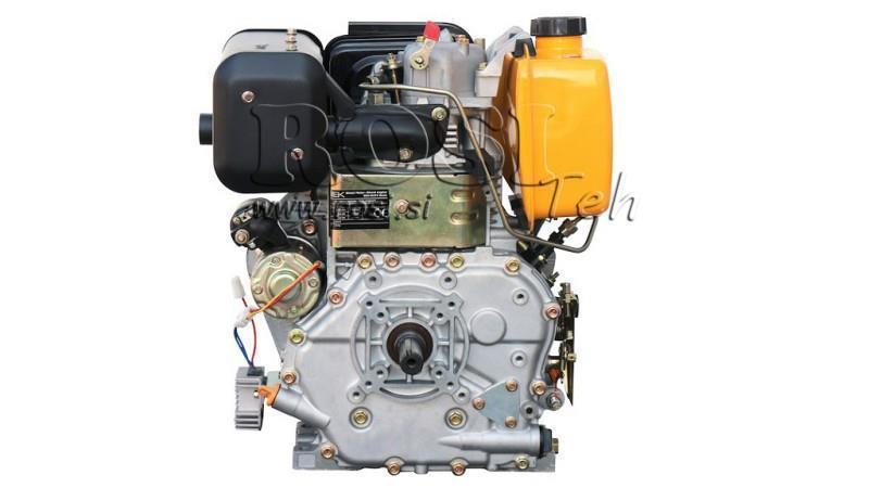 дизелов двигател 474cc-8.0kW-3,600 RPM-E-KW25x88-електрически старт