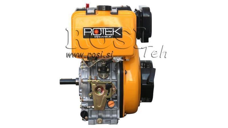 дизелов двигател 474cc-8.0kW-3,600 RPM-E-KW25x88-електрически старт