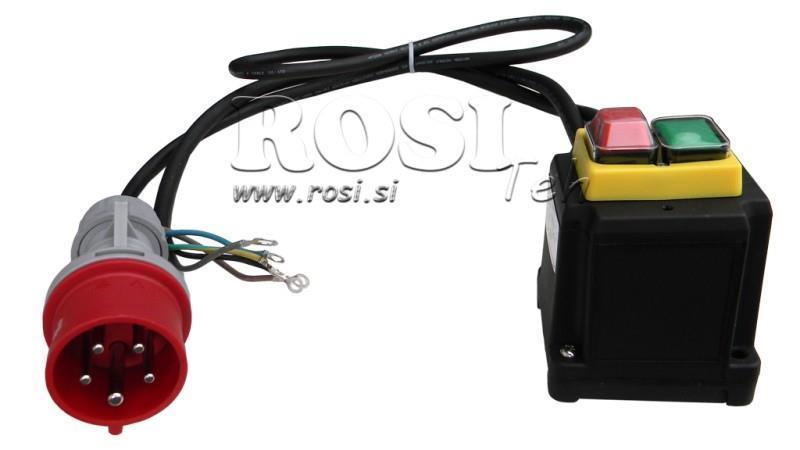 Priză cu cablu ON/OFF 3 faze (5 poli) 400V