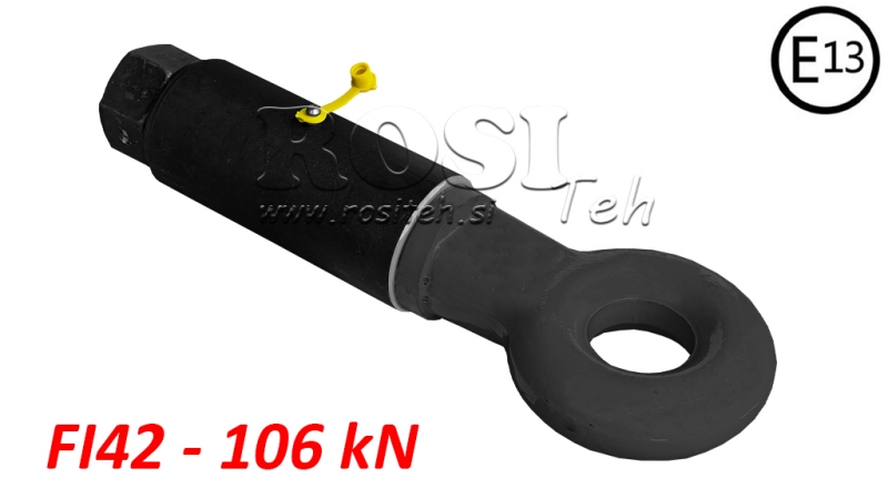 OTÁČECÍ HÁK FI42 106kN (E13 CERTIFIKÁT)