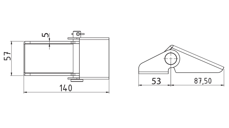 HINGE LATERAL PENTRU REMORCA MARE